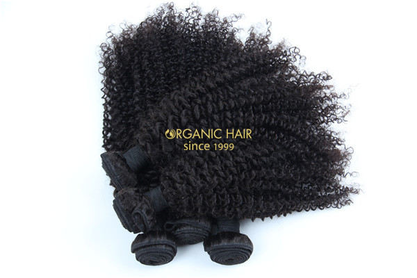 Wholesale afro kinky curly brazilian hair extensions